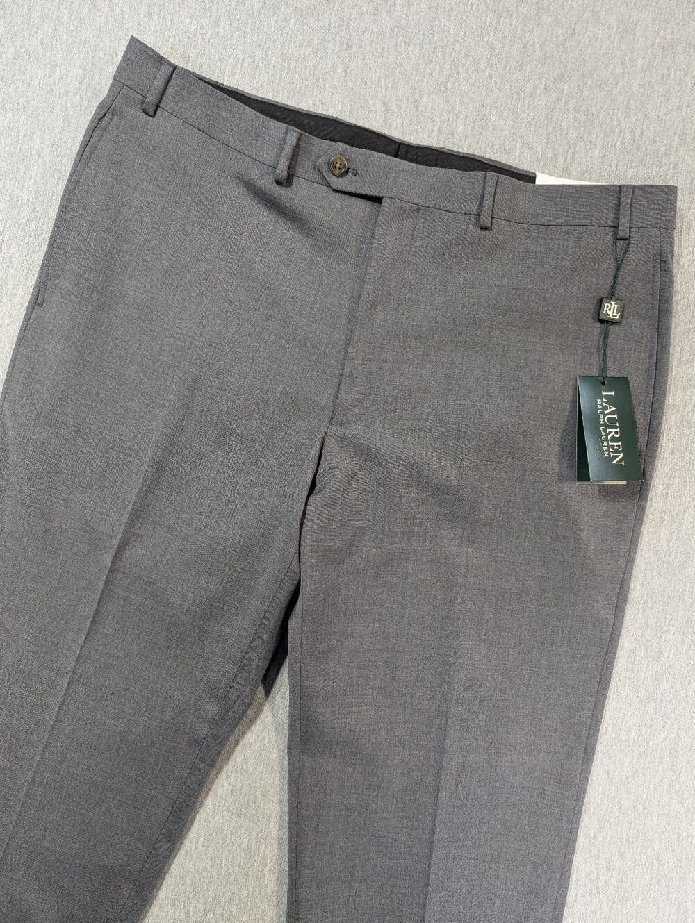 Lauren Ralph Lauren Classic Fit Ultraflex Dress Pants Mens 38 X 32 Grey NWT